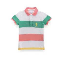 U.S. Polo Assn. Kids Multicolor Striped Polo T-Shirt-picture-10