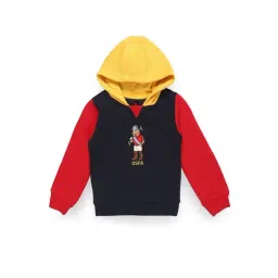 U.S. Polo Assn. Kids Navy Embroidered Full Sleeves Sweatshirt-picture-33