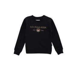 U.S. Polo Assn. Kids Navy Printed Full Sleeves Sweatshirt-picture-30