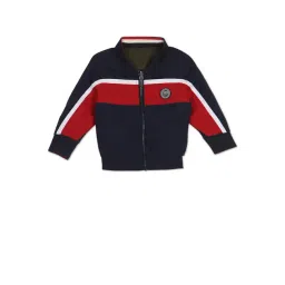 U.S. Polo Assn. Kids Olive & Navy Solid Full Sleeves Reversible Jacket-picture-12