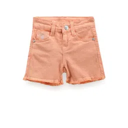 U.S. Polo Assn. Kids Orange Solid Shorts-picture-25
