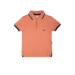 U.S. Polo Assn. Kids Orange Solid T-Shirt-picture-21