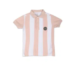 U.S. Polo Assn. Kids Pink & White Striped Polo T-Shirt-picture-31