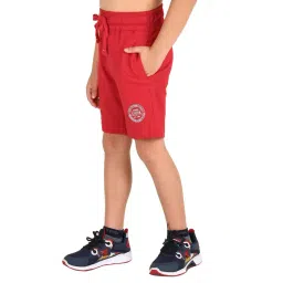 U.S. Polo Assn. Kids Red Solid Shorts-picture-26