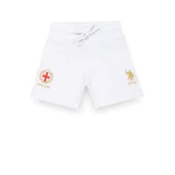U.S. Polo Assn. Kids White Embroidered Shorts-picture-41