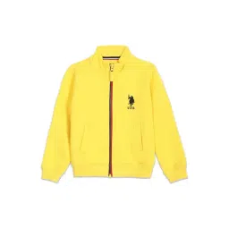 U.S. Polo Assn. Kids Yellow Cotton Printed Full Sleeves Sweatshirt-picture-26