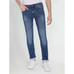 U.S. Polo Assn. Light Blue Skinny Fit Lightly Washed Jeans-picture-15