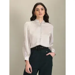 U.S. Polo Assn. Light Grey Regular Fit Shirt-picture-43