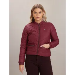 U.S. Polo Assn. Maroon Quilted Jacket image 1