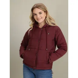 U.S. Polo Assn. Maroon Regular Fit Puffer Jacket-picture-37