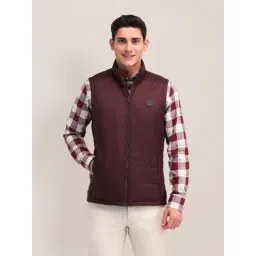 U.S. Polo Assn. Maroon Regular Fit Quilted Jacket-picture-21