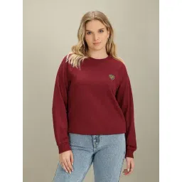 U.S. Polo Assn. Maroon Regular Fit Sweatshirt-picture-41