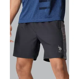 U.S. Polo Assn. Men Black Athleisure Lounge Shorts-picture-27