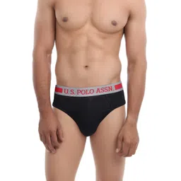 U.S. Polo Assn. Men Black Hip Briefs I100-002-PL-picture-36