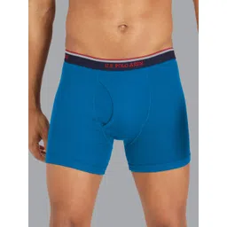 U.S. Polo Assn. Men Blue Solid Cotton Trunk I667-B11-P1-picture-10