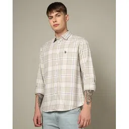u.s. polo assn. Men Checked Slim Fit Shirt-picture-26