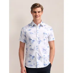 U.S. Polo Assn. Men Classic Spread Collar Abstract Printed Cotton Casual Shirt-picture-31