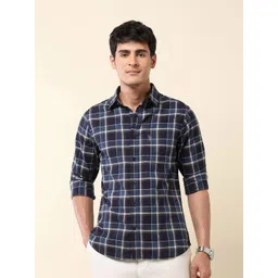 U.S. Polo Assn. Men Classic Tailored Fit Checked Spread Collar Cotton Casual Shirt-picture-46