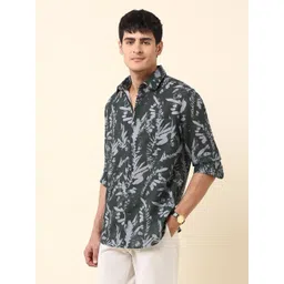 U.S. Polo Assn. Men Classic Tailored Fit Floral Printed Casual Shirt-picture-20