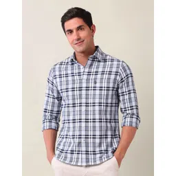 U.S. Polo Assn. Men Classic Tailored Fit Opaque Checked Casual Shirt-picture-39