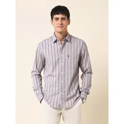 U.S. Polo Assn. Men Classic Tailored Fit Striped Casual Shirt-picture-19