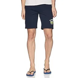 u.s. polo assn. Men Comfort Fit Heathered I670 Shorts - Pack of 1 (NAVY XL)-picture-24