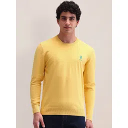 U.S. Polo Assn. Men Cotton Long Sleeves Round Neck Pullover-picture-29