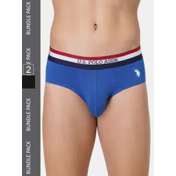 U.S. Polo Assn. Men Cotton Pack Of 2 Mid Rise Basic Briefs-picture-30