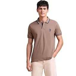 u.s. polo assn. Men Cotton Slim Fit Polo Shirt-picture-41