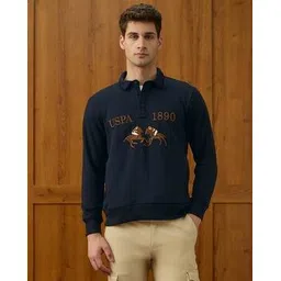 u.s. polo assn. Men Embroidered Regular Fit Sweatshirt-picture-34