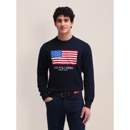 U.S. Polo Assn. Men Graphic Printed Cotton Pullover-picture-33