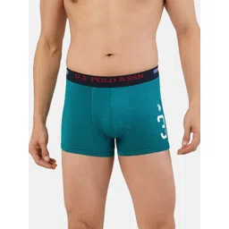 U.S. Polo Assn. Men Green Solid Cotton Trunk I015-D04-P1-picture-25
