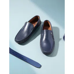 U.S. Polo Assn. Men Leather Square Toe Comfort Insole Loafers-picture-39