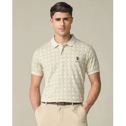 u.s. polo assn. Men Logo Print Regular Fit Polo T-Shirt-picture-17