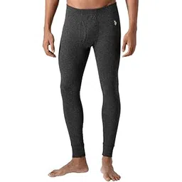 u.s. polo assn. Men Mid Rise Snug Fit I753 Solid Thermal Pants (Pack of 1)-picture-50