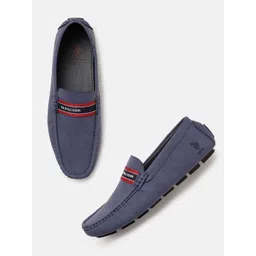 U.S. Polo Assn. Men Navy Blue Solid Driving Shoes-picture-26