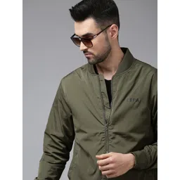 U.S. Polo Assn. Men Olive Green Bomber Jacket-picture-23