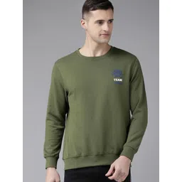 U.S. Polo Assn. Men Olive Green Sweatshirt-picture-24