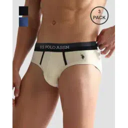 u.s. polo assn. Men Pack of 3 Briefs with Logo Waistband-picture-10