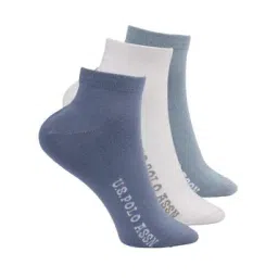 u.s. polo assn. Men Pack of 3 Typographic Print Mid-Calf Length Socks-picture-34