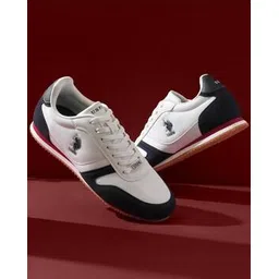 u.s. polo assn. Men Panelled Low-Top Lace-Up Sneakers-picture-44