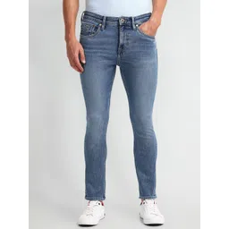 U.S. Polo Assn. Men Prince Skinny Fit Mid-Rise Heavy Fade Stretchable Jeans-picture-40