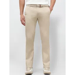 U.S. Polo Assn. Men Slim Fit Mid-Rise Flat-Front Formal Trousers-picture-20