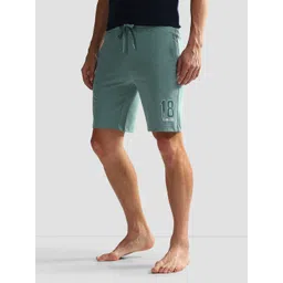 U.S. Polo Assn. Men Solid Drawstring Mid-Rise Lounge Shorts-picture-21