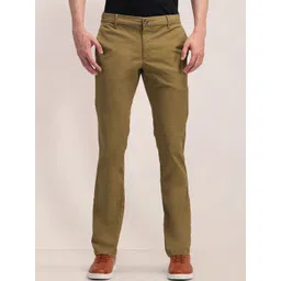 U.S. Polo Assn. Men Solid Urban Slim Slim Fit Chinos Trousers-picture-41