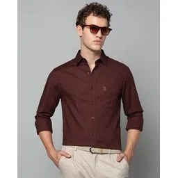 u.s. polo assn. Men Tailored Fit Shirt with Patch Pocket-picture-51