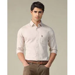 u.s. polo assn. Men Tailored Fit Shirt with Patch-Pocket-picture-10