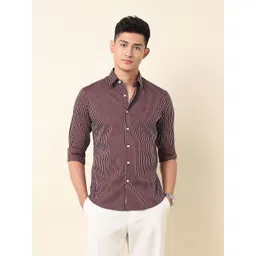 U.S. Polo Assn. Men Tailored Fit Vertical Striped Tailored Fit Casual Shirt-picture-43