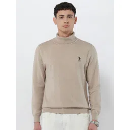 U.S. Polo Assn. Men Turtle Neck Long Sleeves Pullover Sweaters-picture-40