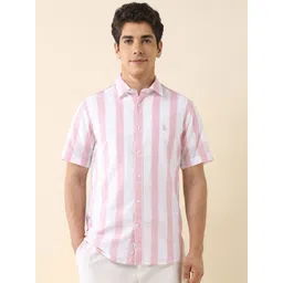 U.S. Polo Assn. Men us mainrange Classic Fit Vertical Striped Cotton Casual Shirt-image-15